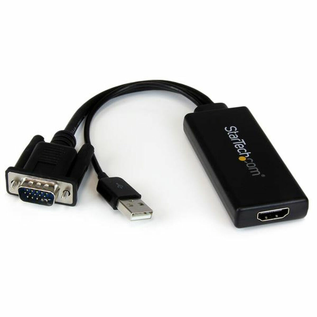 HDMI til VGA Startech VGA2HDU Sort